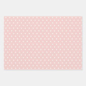 Polka Dot Girl Baby Shower Inpakpapier Vel (Voorkant 3)