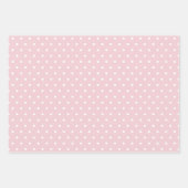 Polka Dot Girl Baby Shower Inpakpapier Vel (Voorkant 2)