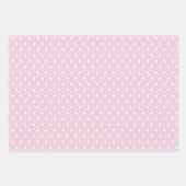 Polka Dot Girl Baby Shower Inpakpapier Vel (Voorkant)