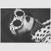 Polka Dot Glam Rock Star Decoupage Tissuepapier (Voorkant)