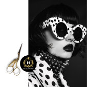 Polka Dot Glam Rock Star Decoupage Tissuepapier