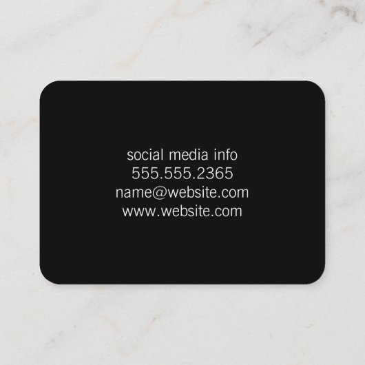 Polka Dot Gold Pattern Visitekaartje (Achterkant)