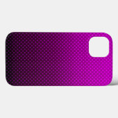Polka dot gradiënt paarse zwarte kleuren donkere a Case-Mate iPhone case (Achterkant (horizontaal))