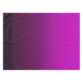 Polka dot gradiënt paarse zwarte kleuren donkere a tafelkleed (Voorkant (Horizontaal))