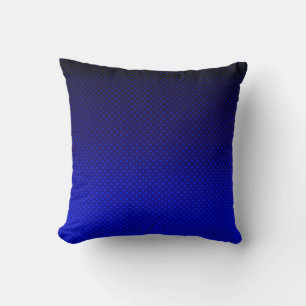 Polka dot gradiënt zwarte zwarte kleuren donkere a kussen