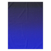 Polka dot gradiënt zwarte zwarte kleuren donkere a tafelkleed (Voorkant)