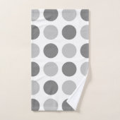 Polka Dot Grays Bad Handdoek (Handdoek)