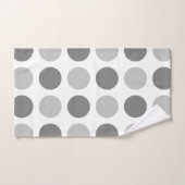 Polka Dot Grays Bad Handdoek (Handdoek)