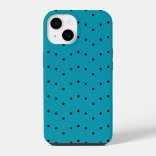 Polka Dot Green Blue Pattern iPhone 14 Hoesje