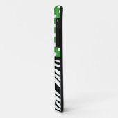 Polka Dot Green & Zebra Print iPhone 5 Hoesje (Achterkant/links)