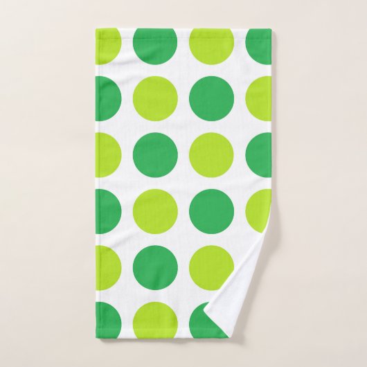 Polka Dot Greens Bad Handdoek (Handdoek)