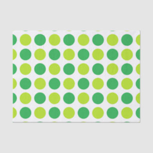 Polka Dot Greens Tissuepapier