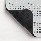 Polka Dot Grijs 2025 Kalender Muismat (Hoek)