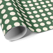 Polka dot groen ivoor kleur Polka dot