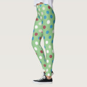 Polka Dot Groene Leggings (Links)