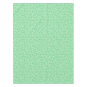 Polka dot groene tinten retro sixties tafelkleed (Voorkant)