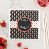 Polka Dot Happy Birthday Papieren servetten (Insitu)