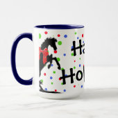 Polka Dot Heart Horses (Holiday) Mok (Links)
