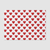 Polka Dot Hearts Tissuepapier (Voorkant)