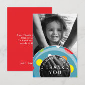 Polka Dot Inner Tube Summer Kinder Dank je wel Bedankkaart (Voorkant / Achterkant)