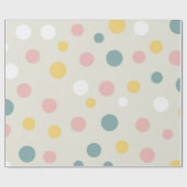 Polka dot inpakpapier (Vlak)