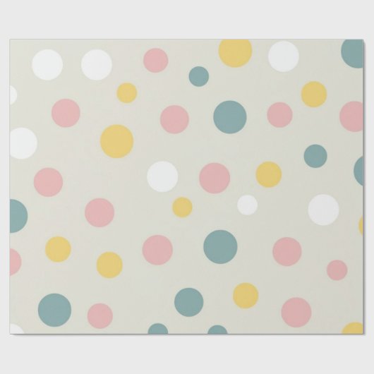 Polka dot inpakpapier (Vlak)