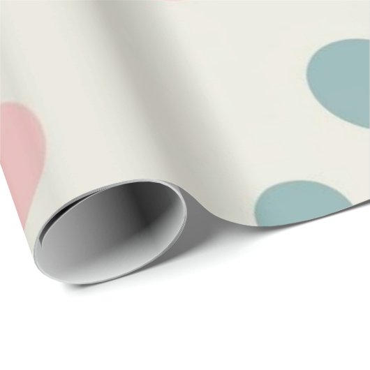 Polka dot inpakpapier (Rol Hoek)