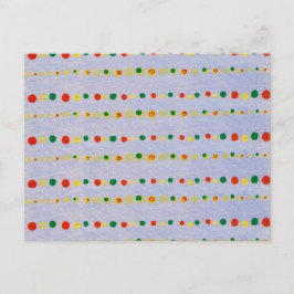 Polka Dot Japanse houtsnede Textiel Briefkaart