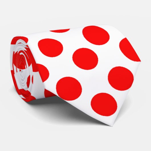 Polka Dot Jersey Stropdas (Opgerold)