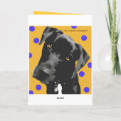 Polka Dot Kaart (Achterkant)