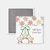 Polka Dot Kerstkoekjes Magneet (Voorkant / Achterkant)