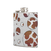 Polka Dot Koe Brown and White Print Heupfles (Links)