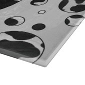 Polka Dot Koe zwart-wit afdrukken Snijplank (Hoek)