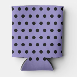 Polka Dot Koelbox (Lavendel & Zwart) Blikjeskoeler