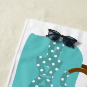 Polka Dot koopt gepersonaliseerde keukenhanddoeken Strandlaken (In situ)