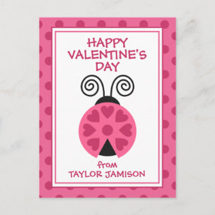 Polka Dot Ladybug heeft de Kaarten van Valentijns 
