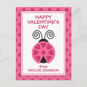 Polka Dot Ladybug heeft de Kaarten van Valentijns (Voorkant)