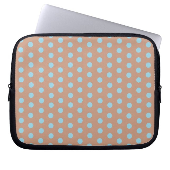 Polka Dot Laptop Sleeve (Voorkant)