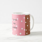 Polka Dot Latte - mok (Voorkant rechts)
