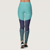 Polka Dot Line universele GYM hardloopleggins Leggings (Achterkant)