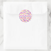 Polka Dot - Madelyn Ronde Sticker (Tas)