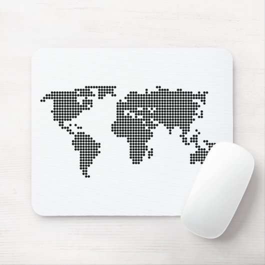 Polka Dot Map Muismat (Met muis)