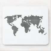 Polka Dot Map Muismat (Voorkant)