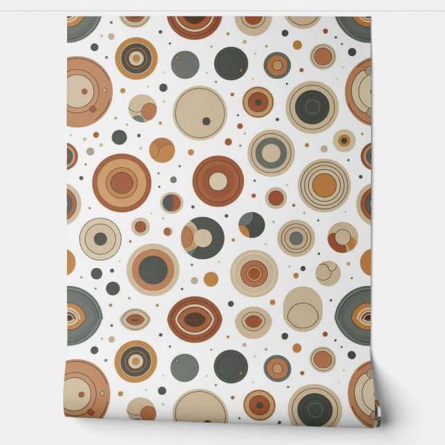 Polka Dot Mashup Behang (Afrollen)