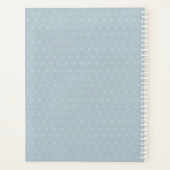 Polka Dot met geprogrammeerde monogram Planner (Achterkant)