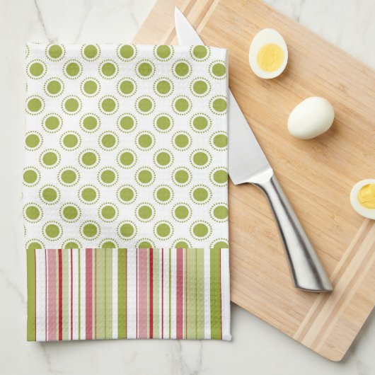 Polka Dot Microfiber Kitchen Towel Theedoek (Quarter Fold)