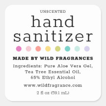 Polka Dot Minimalist Hand Sanitizer Soap