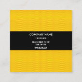 Polka dot Modern Professioneel Vierkant Vierkante Visitekaartje (Achterkant)