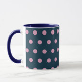 Polka Dot Mok (Midnight Blue & Soft Pink) (Links)