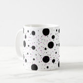 Polka Dot Mok – Speels koffiebekerontwerp (Voorkant links)